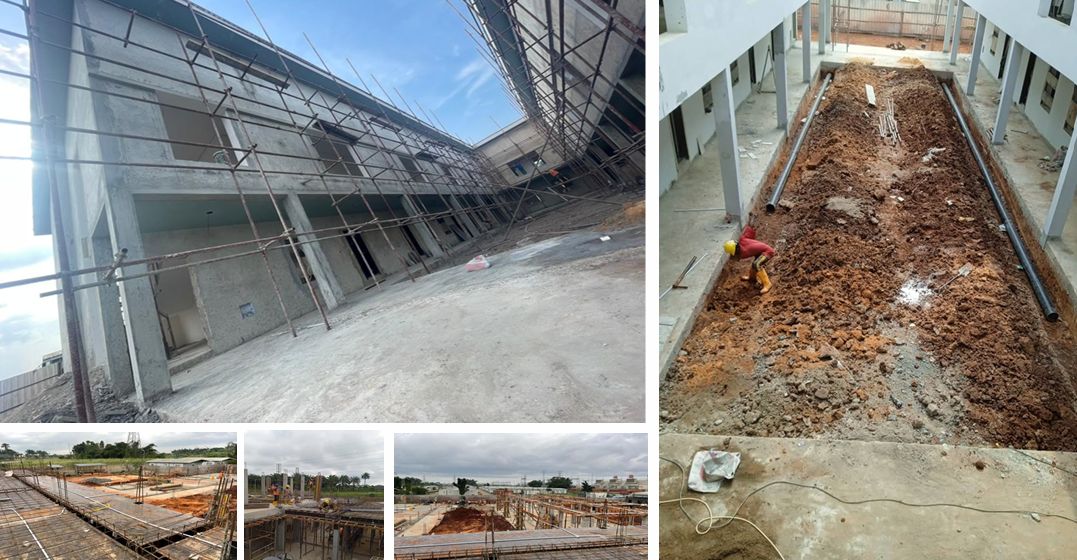 Azura Power Plant accommodation project and structural works and services trenching