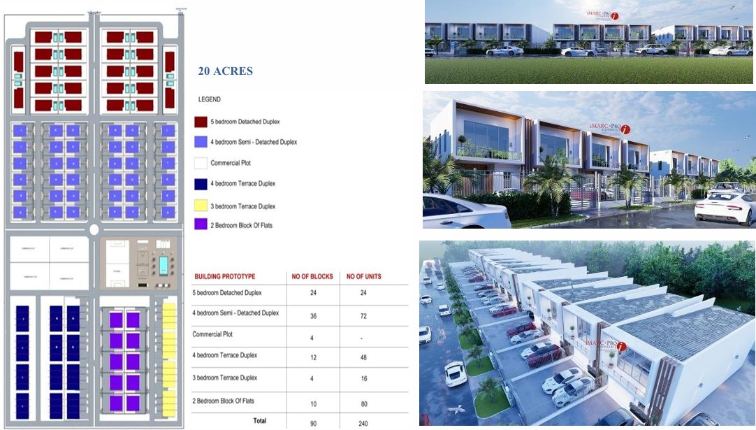 Stiff Homes Awoyaya Lagos and 20-acre masterplan, unit schedule and design renders
